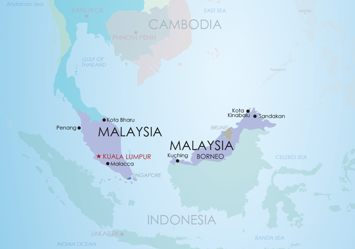 Map of Malaysia