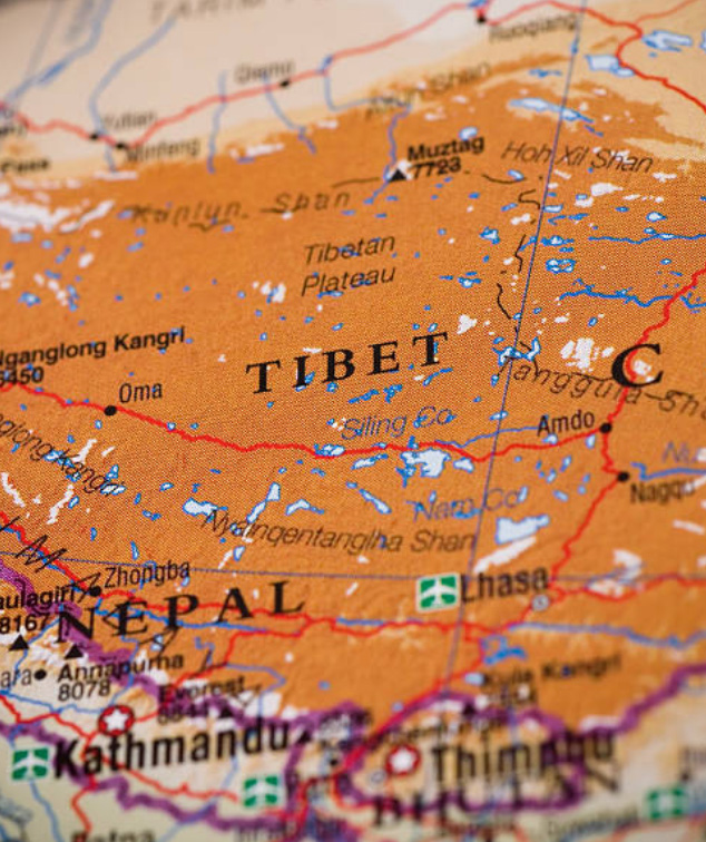 Map of Tibet