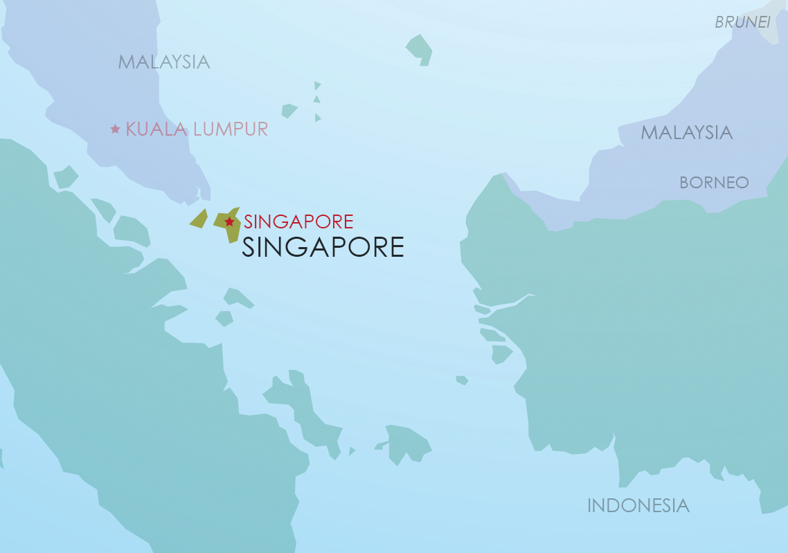 map of singapore